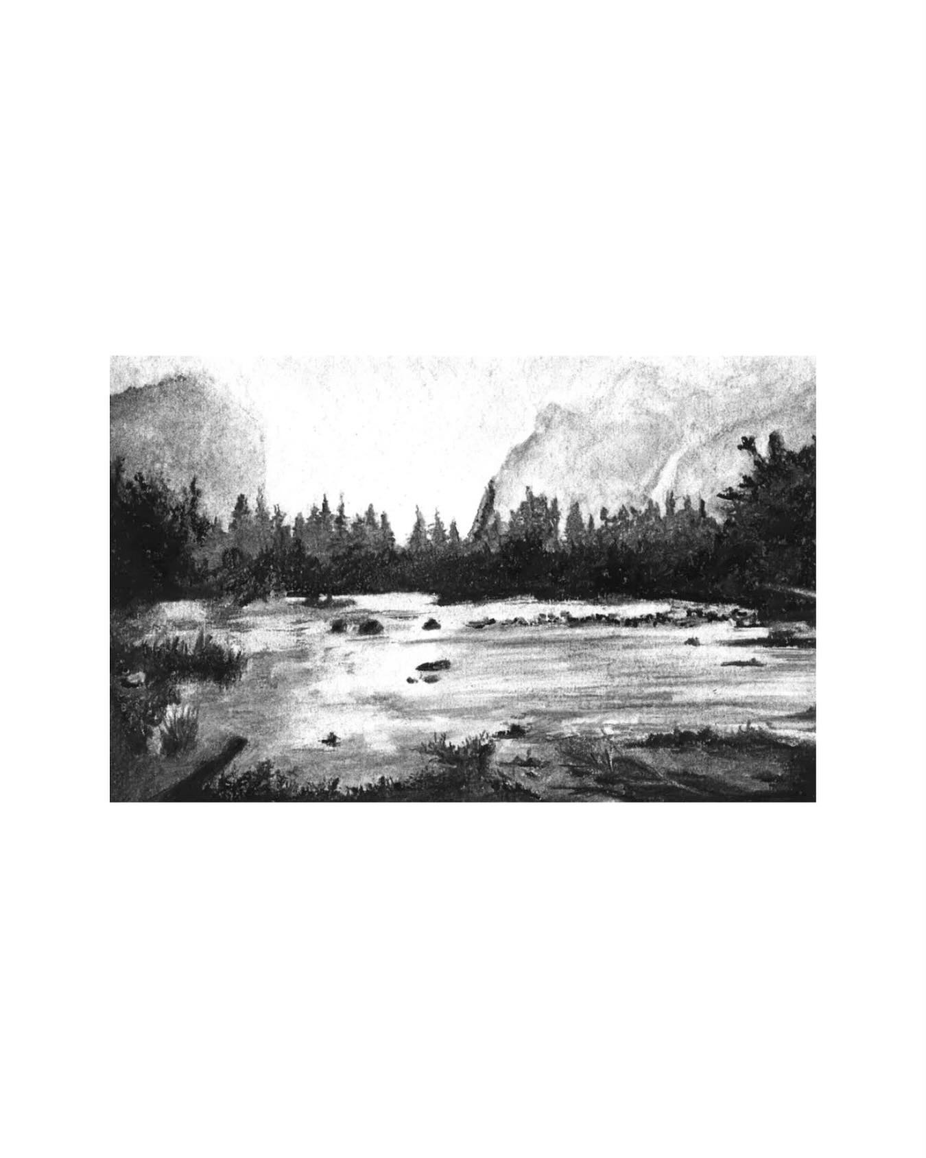 Paysage dessiné