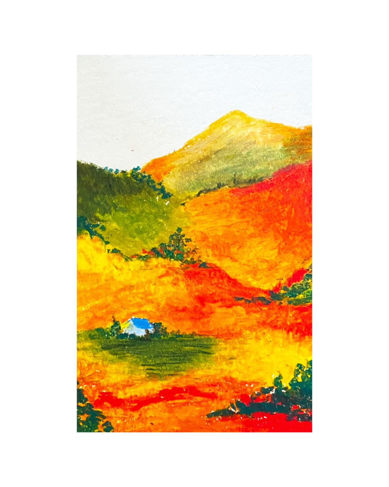 Paysage coloré